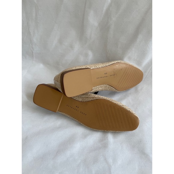 Zara Trafaluc flat woven slip on shoes - Picture 6 of 6